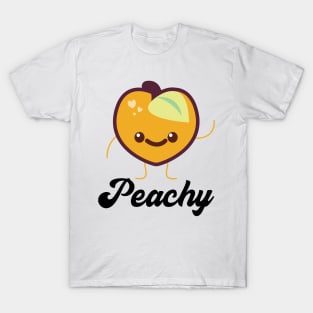 Peachy Kawaii Cute Peach T-Shirt